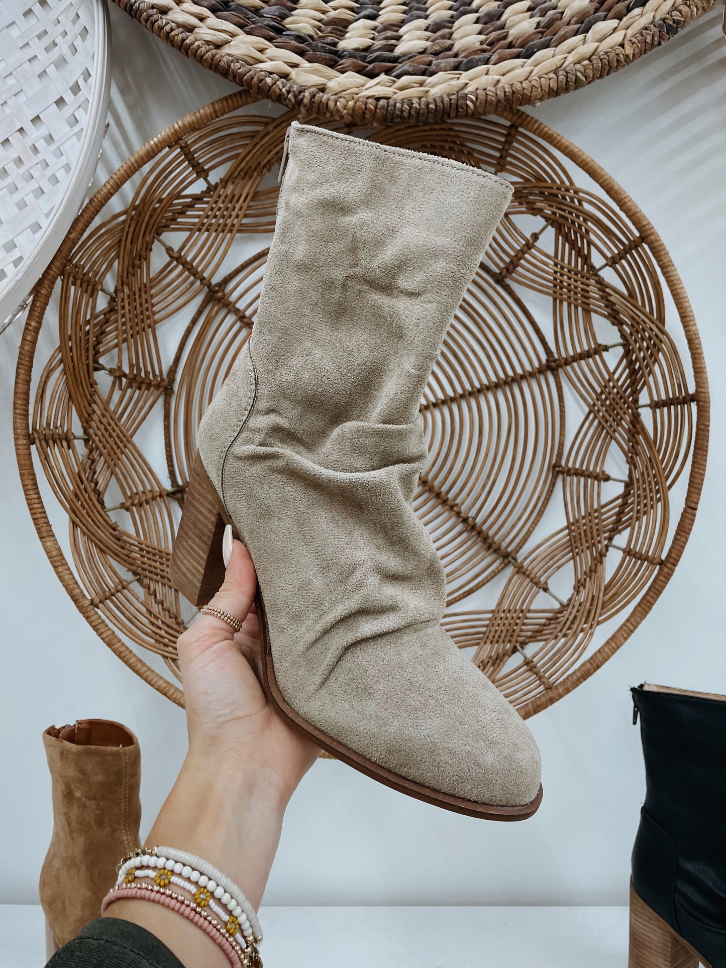 HP Sorting Hat Boots Taupe