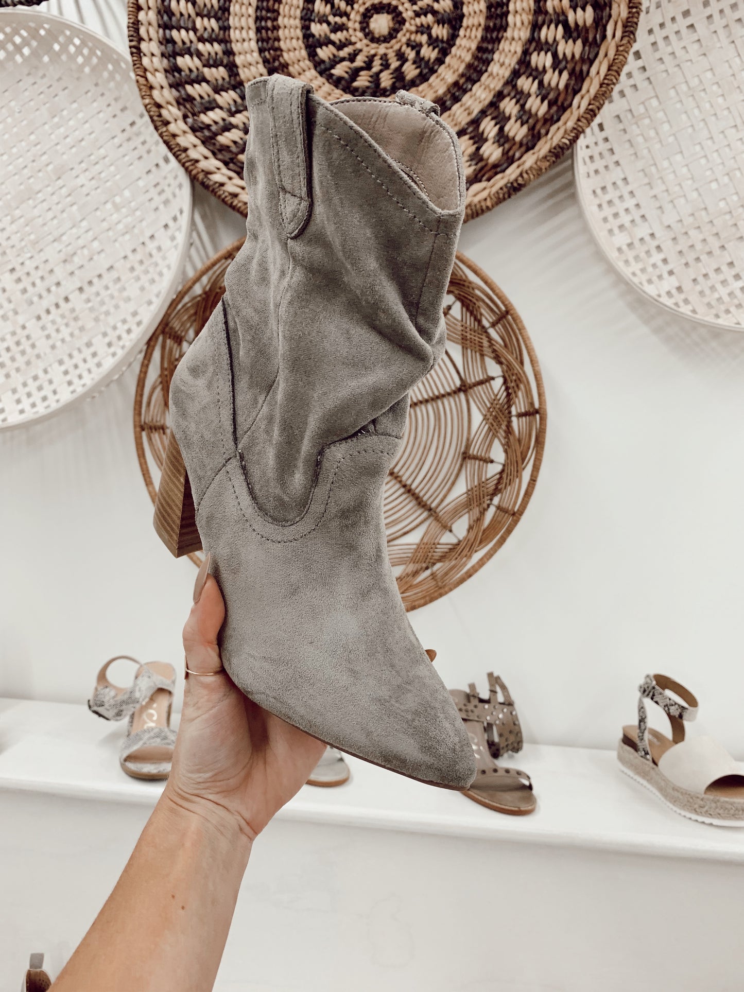 Just a Little Country Boot Grey